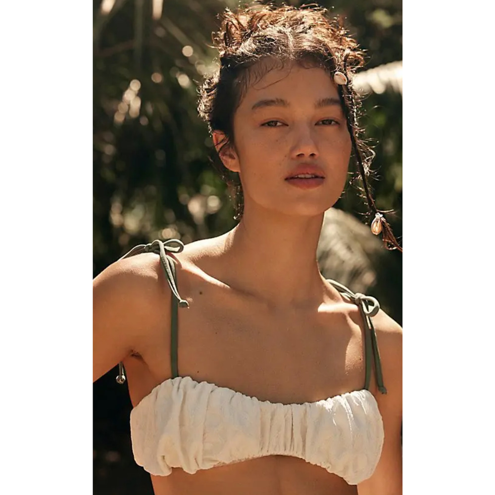 FREE PEOPLE FREE-EST PERRI BIKINI TOP GINNY SHORTIE BOTTOMS SWIMSUIT SET XS S - Picture 7 of 13